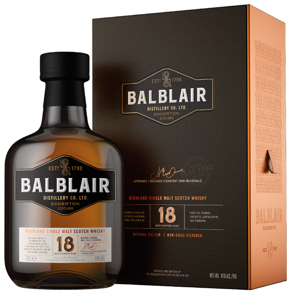 Balblair 18 Year Old Single Malt Whisky