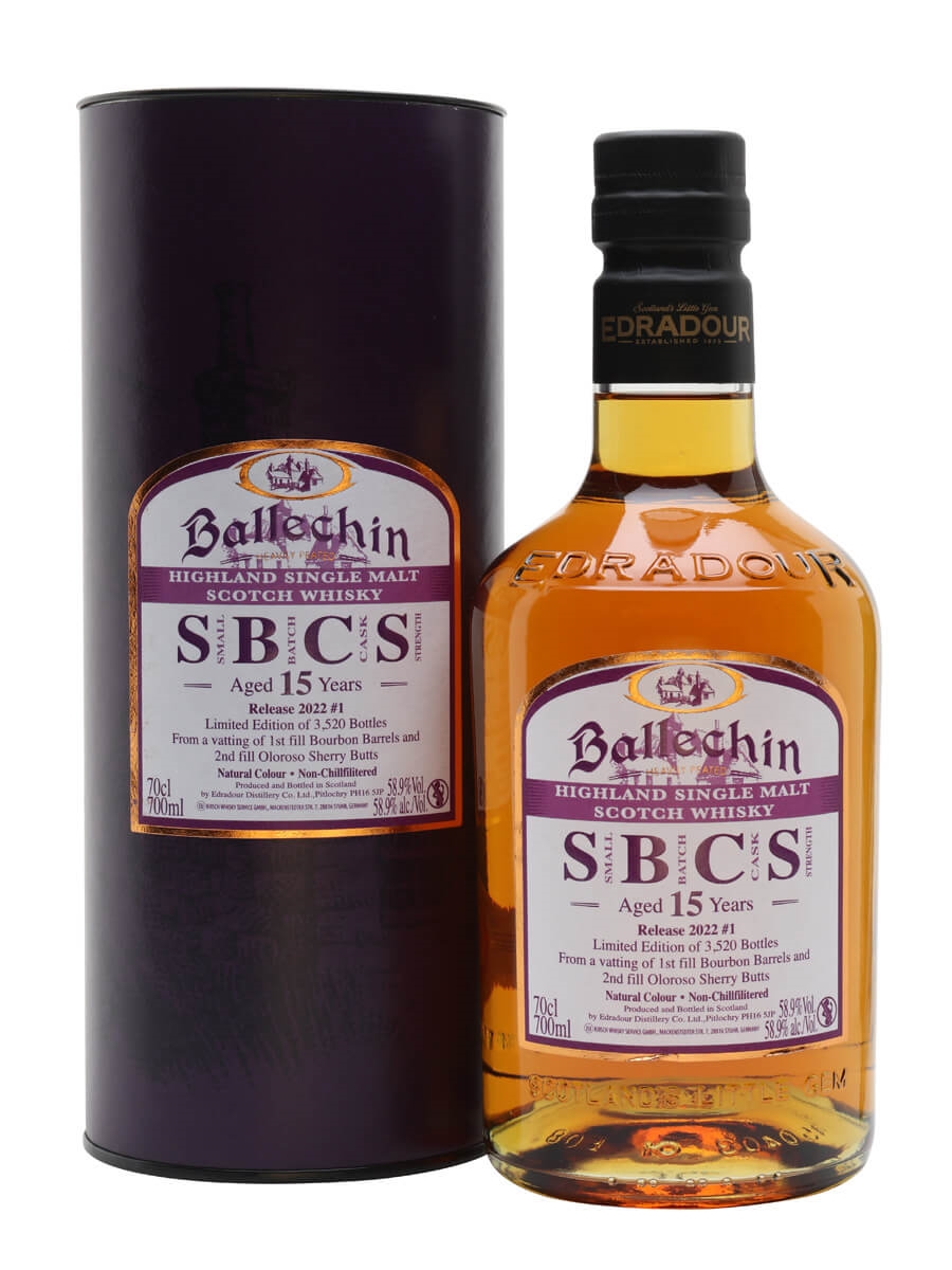 Ballechin 15 Year Old SBCS Single Malt Whisky