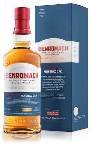 Benromach Contrasts Kiln Dried Oak Single Malt Whisky