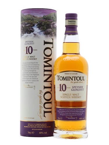 Tomintoul 10 Year Old Single Malt Whisky
